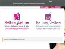 Tablet Screenshot of bellasyvellos.com